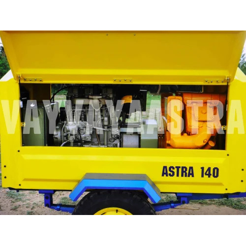 Diesel Engine Driven Air Compressor - Material: Mild Steel