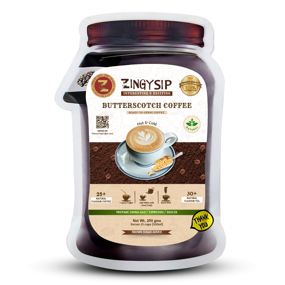 Butterscotch Coffee - Aroma: Strong