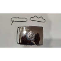 NCC Leather Belt Buckle