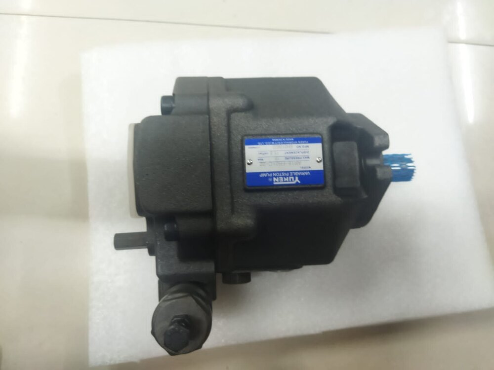 Yuken Hydraulic Piston Pump - Cast Iron, Ac Powered Variable Displacement, Hydraulic Vane Pump | Industrial Use For Liquids And Viscous Materials