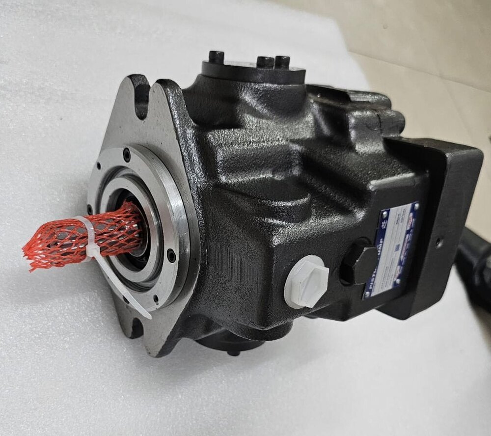 Yuken Hydraulic Piston Pump - Cast Iron, Ac Powered Variable Displacement, Hydraulic Vane Pump | Industrial Use For Liquids And Viscous Materials