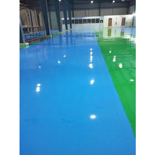 Heavy Duty Industrial Epoxy Flooring Service , For Indoor , Anti-Skidding