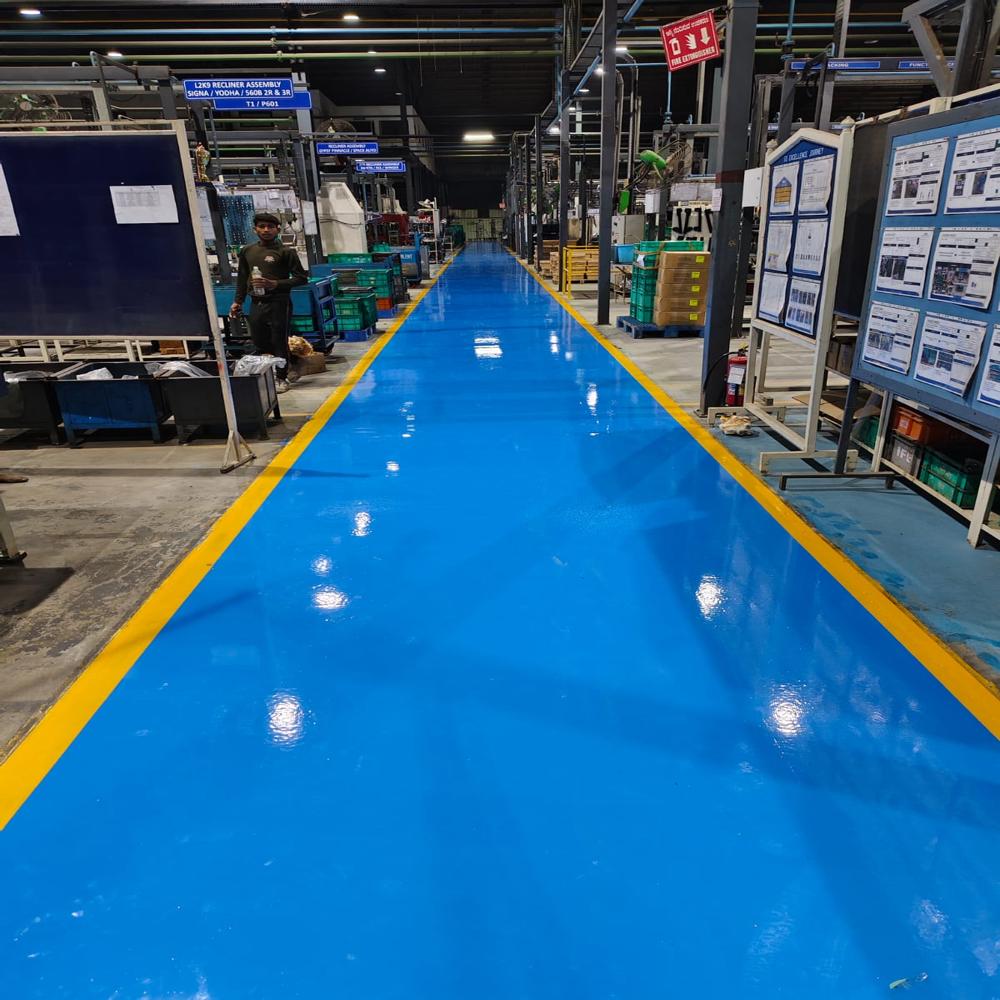 Vdf Flooring Service - Epoxy 3-5mm Thick Gray Color | Smooth Surface Finish 50 MPa Compressive Strength 5-Year Warranty for Industrial Use