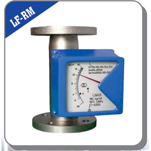 Metal Tube Rota Meter - Color: Blue