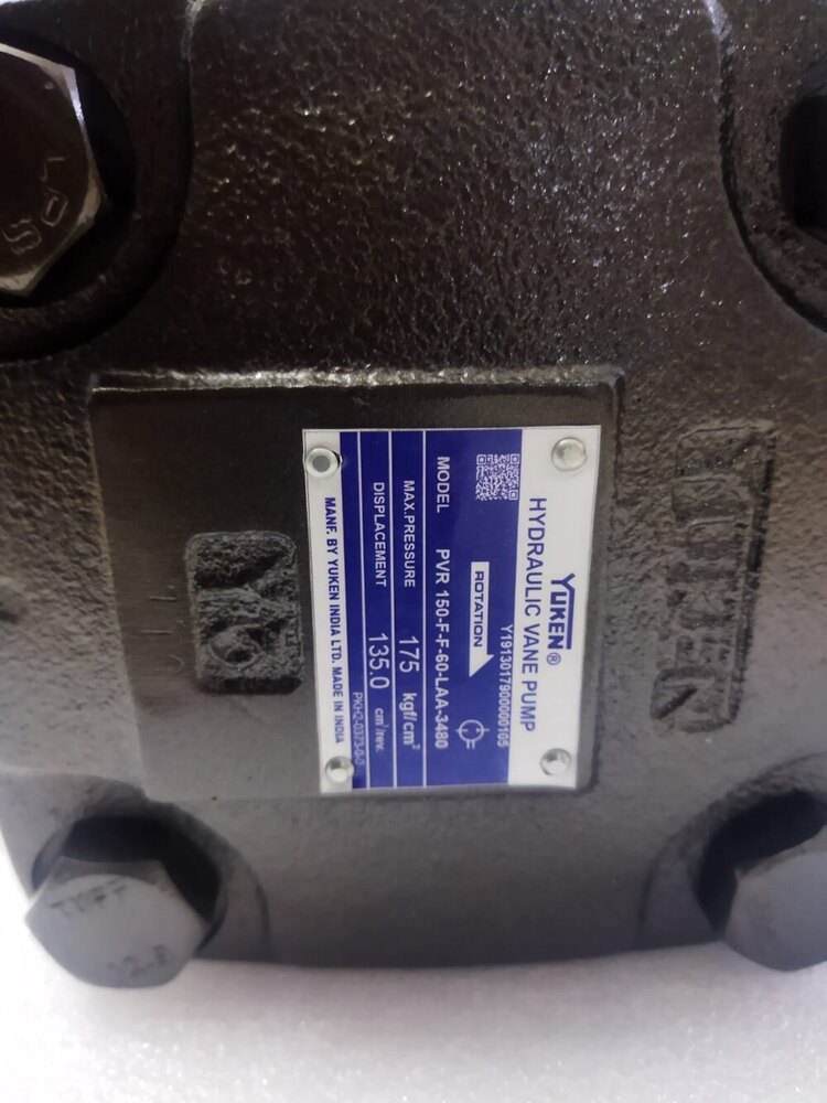 Variable Vane Pump, Max Flow Rate(litre/min): 60 Lpm - Product Type: Hydraulic Pump