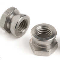 Anti Theft Nut - Stainless Steel, Standard Size, Silver Color | Polished Surface, Ideal For Industrial Applications
