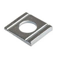 Tapper Washer - Stainless Steel, Standard Size , Silver Color, Round Shape, Polished Surface Treatment For Industrial Applications