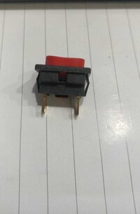 RED NO-LOCK SWITCH