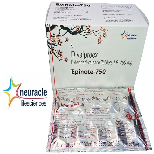 750mg डिवैलप्रोक्स एक्सटेंडेड रिलीज़ टैबलेट्स