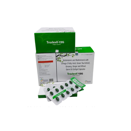Multivitamin and Multimineral Ginseng Ginger and Wheat Germ Oil Softgel Capsules