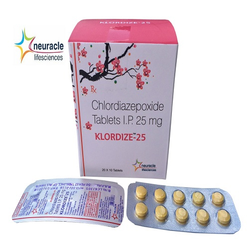 25mg Chlordiazepo Tablets