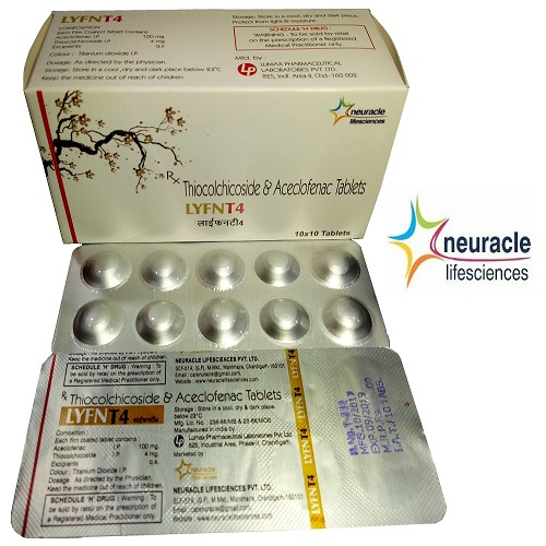 Thiocolchicoside And Acelofenac Tablets