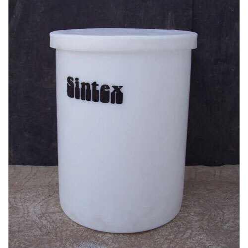 Chemical Cylindrical Tank - Color: White