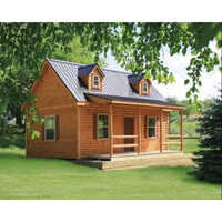 Prefabricated wooden house