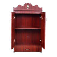 Pvc Pooja Room - Color: Brown