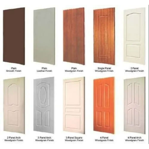 Upvc Door - Color: Brown