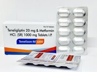 Teneligliptin 20 Mg & Metformin Hcl (sr) 1000 Mg - Dosage Form: Tablets