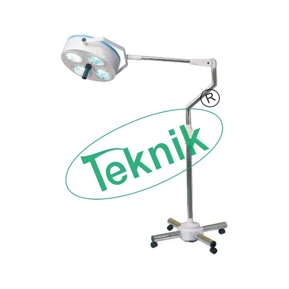 Light, Operating, Mobile - Polyester Powder Coated, 1200mm Arm Length, 360â° Rotatable, Continuous 50,000 To 90,000 Lux Intensity, 3 Sterilisable Grip Handles