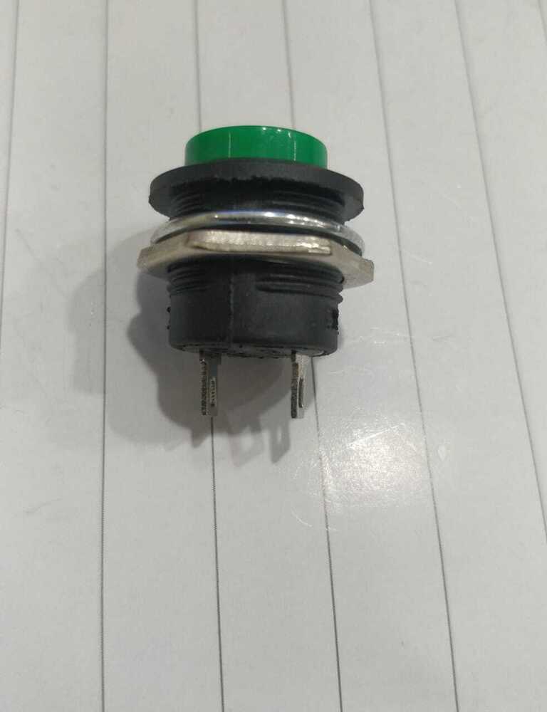 16mm 2pin Green No-lock Push Button Switch - High-quality Material, Custom Configurations , Ideal For Industrial Machinery And Automotive Applications