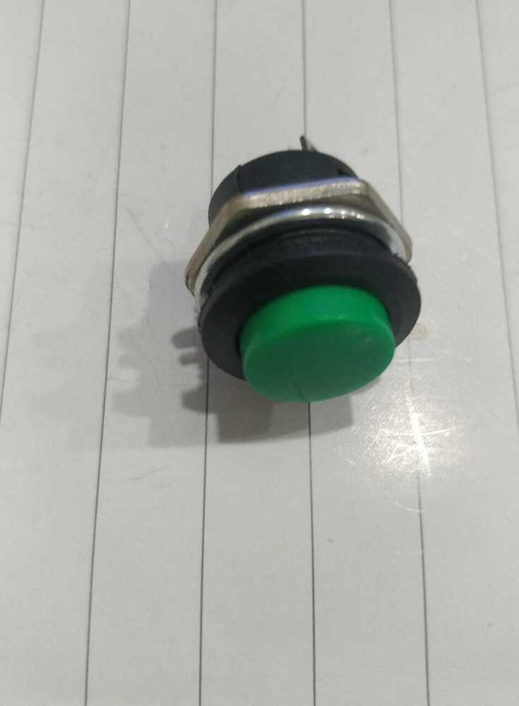 16mm 2pin Green No-lock Push Button Switch - High-quality Material, Custom Configurations , Ideal For Industrial Machinery And Automotive Applications