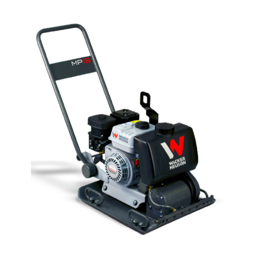 Orange Wacker Neuson Mp15A Petrol Engine Plate Compactor (Single Direction) - Color: Black
