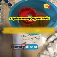 2025 Ready Stock silvery mercury liquid 99.995% Min!