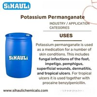 Potassium Permanganate Chemical Manufacturers, Suppliers, Exporters - 100% Purity, Technical Grade Powder For Water Treatment | Odourless Dark Purple Granular Form