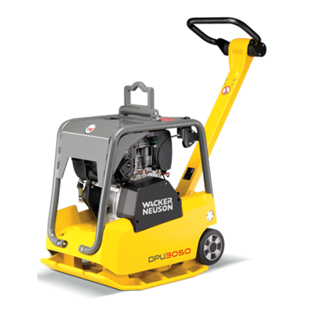 Orange Wacker Neuson Dpu3070H Diesel Engine Soil Plate Compactor (Reversible) - Color: Yellow
