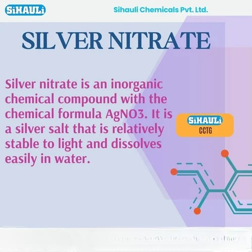Silver Nitrate (AgNO3) Manufacturers, Suppliers, Exporters From Vasai Mumbai