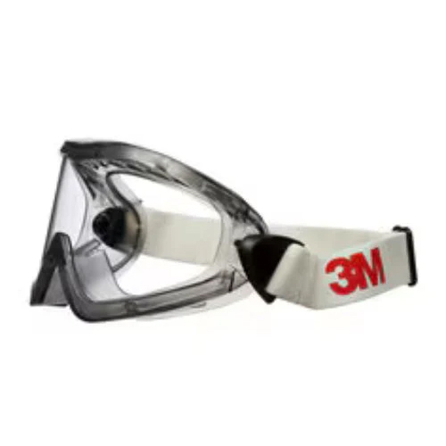 3M 2890Sa Clear Acetate Lens Premium Unvented Goggles - Color: Different Available