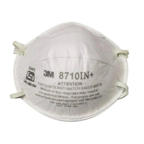8710 White Light Duty Anti-Dust Mist Mask - Color: Different Available