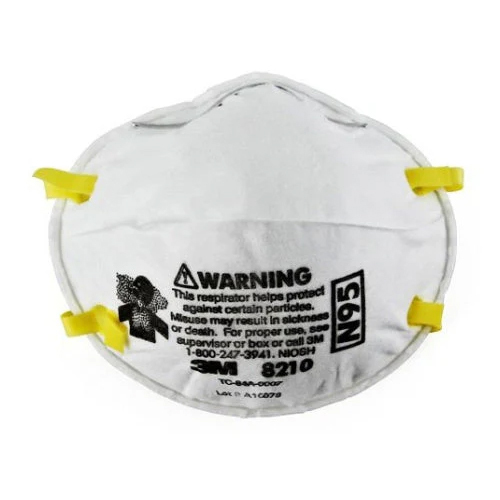 8210 White N95 Industrial Mask - Color: Different Available