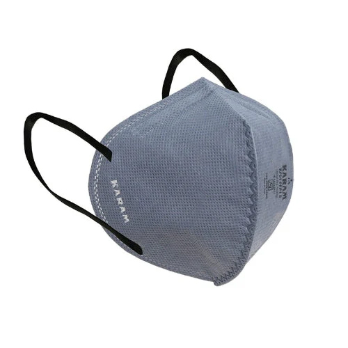 Karam Rf01 Grey Light Duty Unvalved Disposable Facemask With Earloops - Color: Different Available