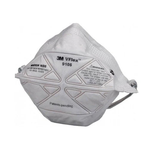 9105 White N95 Wide-Mouth Protective Mask - Color: Different Available