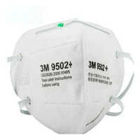 9502+ White N95 Duty Mask With Earloops - Color: Different Available