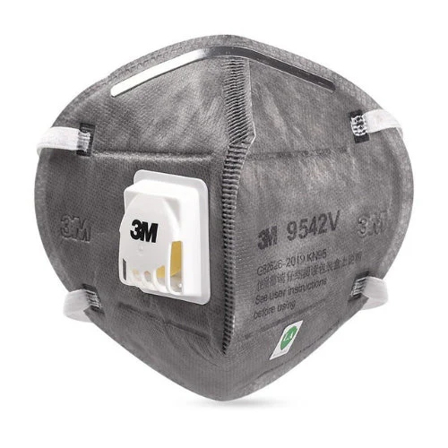 9542V Grey Valved Medium Duty Anti-Pollution Mask - Color: Different Available