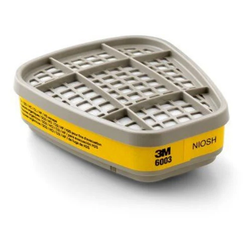 6003 कार्बनिक वाष्प अम्ल गैस कार्ट्रिज बायोनट स्टाइल रेस्पिरेटर के लिए