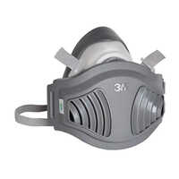 3m 1200c Single Cartridge Economy Half Facemask With N95 Particulate Filter System - Color: Different Available
