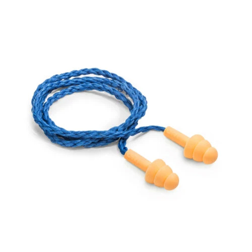 1270 Corded Reusable Earplugs - Color: Different Available