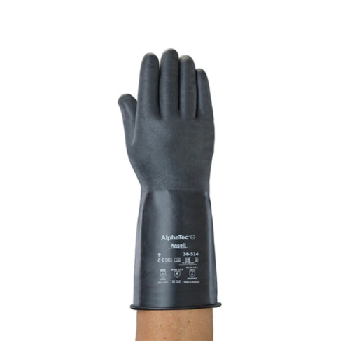 Ansell 38-514 High Duty Chemical Protective Butyl Gloves