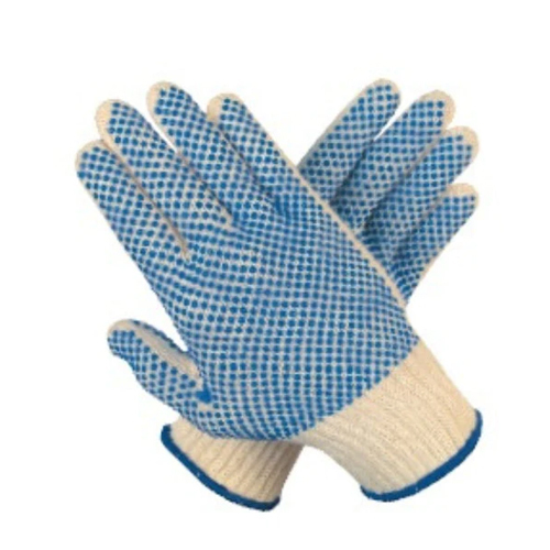 KNDD Double Side PVC Dotted Cotton Hand Gloves