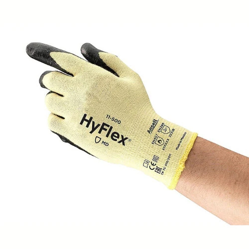 Ansell 11-500 Heat-Resistant Kevlar Protection Gloves - Color: Different Available
