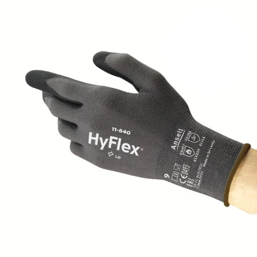 Ansell 11-840 Multi-Purpose Nitrile Coated Gloves - Color: Different Available