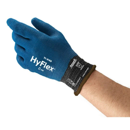 Ansell 11-949 Micro-Finished Nitrile Coated Precision Hand Gloves - Color: Different Available