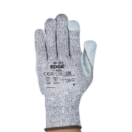 Ansell 48-703 Medium Duty Leather Palm Gloves - Color: Different Available