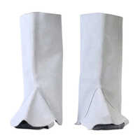 Grey Leather Leg Guards