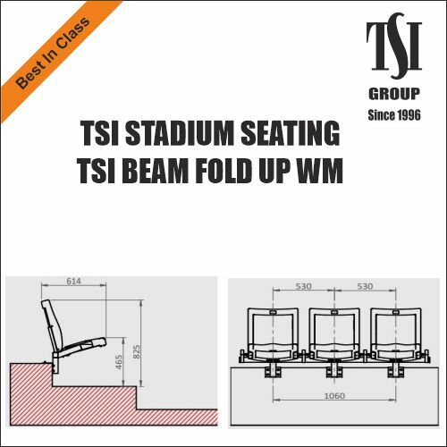 Tip Up Stadium Seating - Application: Ideal For Sports Arenas