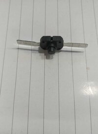 PTS 04 2 PIN BLACK LONG PIN LOCK