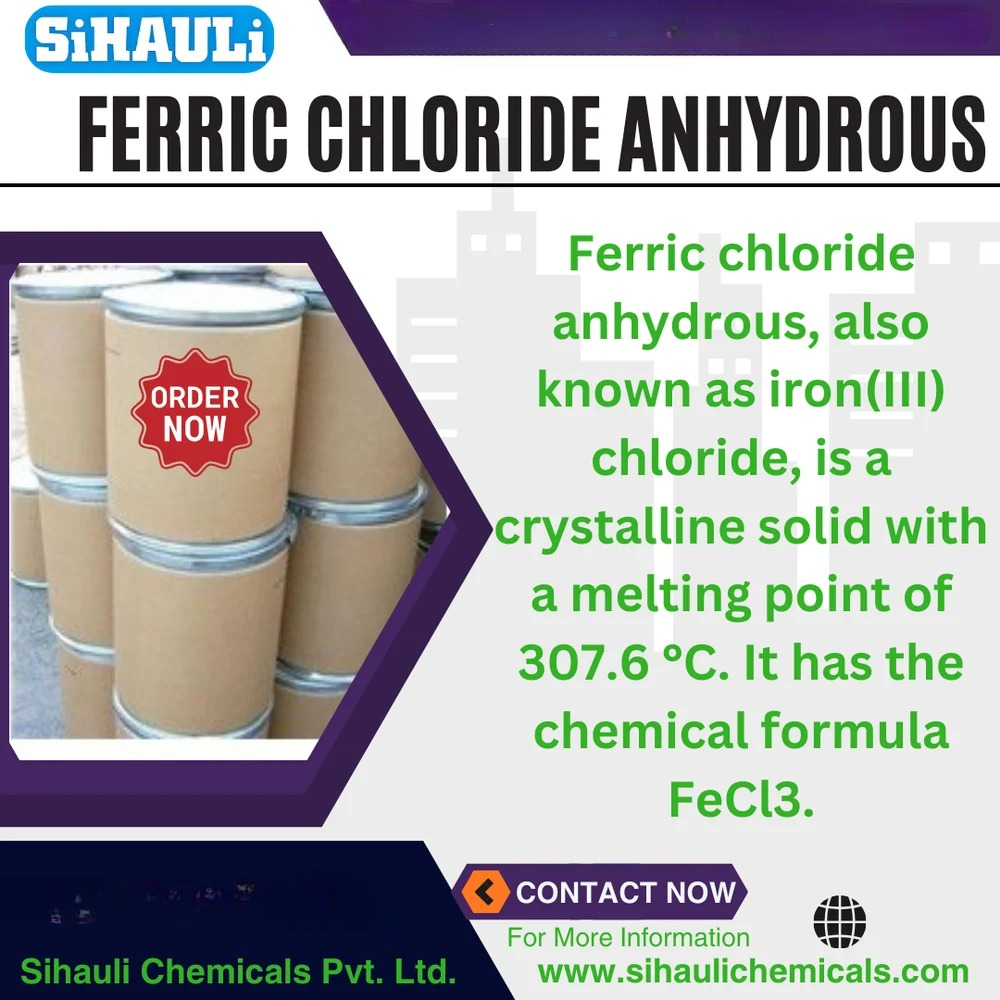 FERRIC CHLORIDE ANHYDROUS Manufacturers, Suppliers, Exporters From Vasai