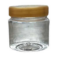 100ml Plain Cap Pet Jar - Color: Transparent
